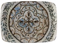 Mosaic Rectangular Platter 33 x 23cm Carton of 6