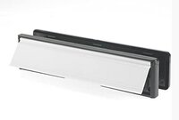 Yale 12" Letterplate Chrome/Black