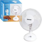 Benross 9" Oscillating Desk Fan - White | 439101