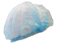 Double Elastic Pleated Mob Cap