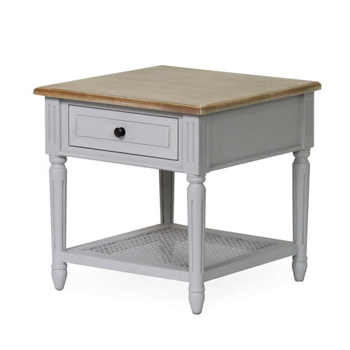 Rowan Lamp Table - Antique Grey