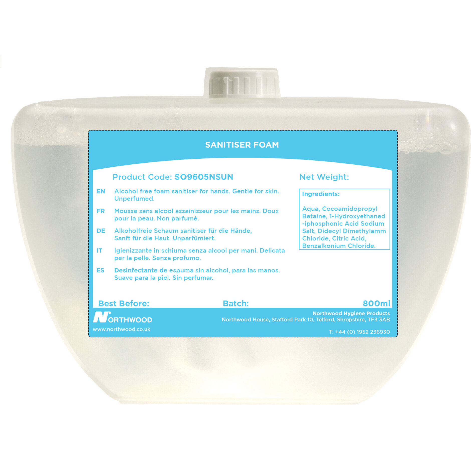 INSTANT FOAM HAND SANITIZER 9605 Summit Hygiene