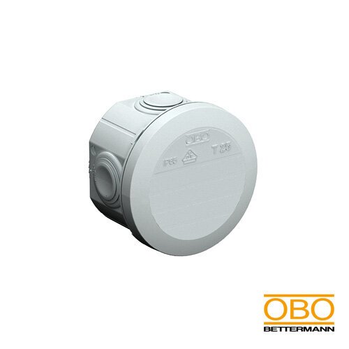 OBO Bettermann T25 Round Junction Box - Empty