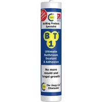 BT1 WHITE BATHROOM SEALANT ADHESIVE