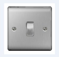 NEXUS BRUSHED STEEL 10A  INTERMEDIATE  SWITCH