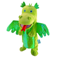 Green Dragon Hand Puppet.