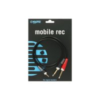 Klotz AY5-0200 - 3.5mm Mini Jack to 2 Mono Jack - 2m
