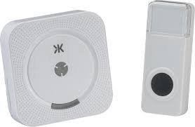 Knightsbridge Wireless Door Bell + Chime White DC010