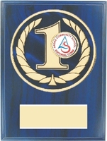 17.5cm 1st Place Blue Plaque | TC92