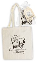 Cotton Shopping Bag/Love of Family  (29768)