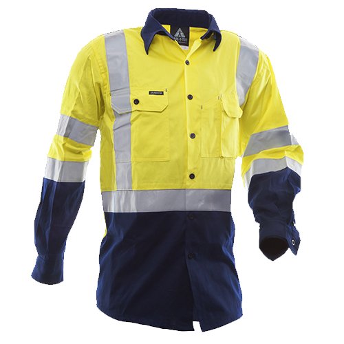Rip Stop 155gsm Cotton LS Shirt, D/N