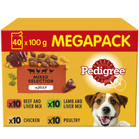 Pedigree Dog Pouch Adult - Mixed Selection in Jelly 100g x 40