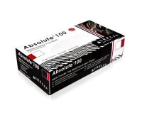 Absolute Nitrile Gloves Black Powder Free 3.6g Medium x 100