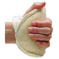 Palm Protector is a cuff fabricated from closed cell foam lined with a pile fabric.
