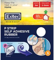 EXITEX WHITE ADHESIVE STRIP (P STRIP)