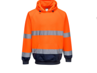 HI-VIS Two Tone Hooded Sweatshirt