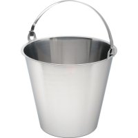Swedish S/St  Bucket 12 Litre Graduated