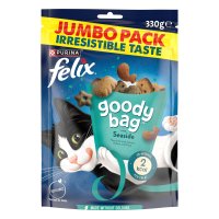 Felix 12482888 Cat Goody Bag Seaside Mix Treats 5x330gm 