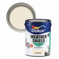 Weathershield Gardenia Colour Swatch & 5L Paint Bucket