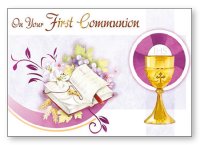 Wood Post A Plaque/Communion Symbolic   (C35922)