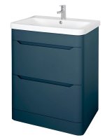 Eve 500mm Basin Floor Standing Unit Navy