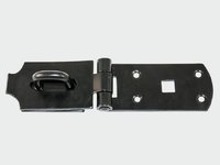 Hasp & Staple 200mm (8") Heavy Black
