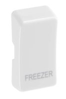 NEXUS WHITE GRID SWITCH ROCKER CAP MARKED FREEZER
