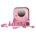 Toy wooden vanity kit in a carry-case with a mirror