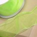 Wired Organza Ribbon Lime - 70mm x 25m