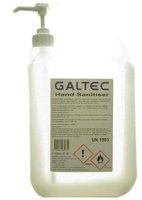 GALTEC 70% ALCOHOL HAND SANITISER 5 LTR WITH PUMP