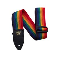 Ernie Ball 2 Polypropylene Guitar Strap  Rainbow  4044