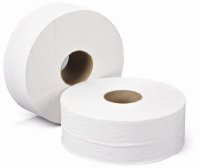Connect Hygiene Jumbo Toilet Roll - White 400m