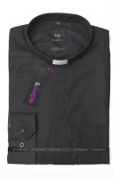 Non Iron Clerical shirt - Black   (K/NON IRON SHIRT/BLACK)
