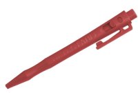 Detectable Retractable Pen/Clip - Red One Size