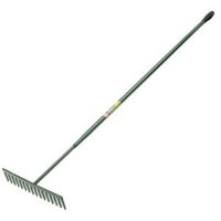 16T TARMAC RAKE TUBULAR STEEL SHAFT ROUND TOE