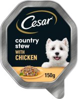 Cesar Foil Tray Country Stew with Chicken & Veg in Gravy 150g x 14