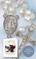 Single Decade Acrylic Rosary/Crystal AB   (62727)