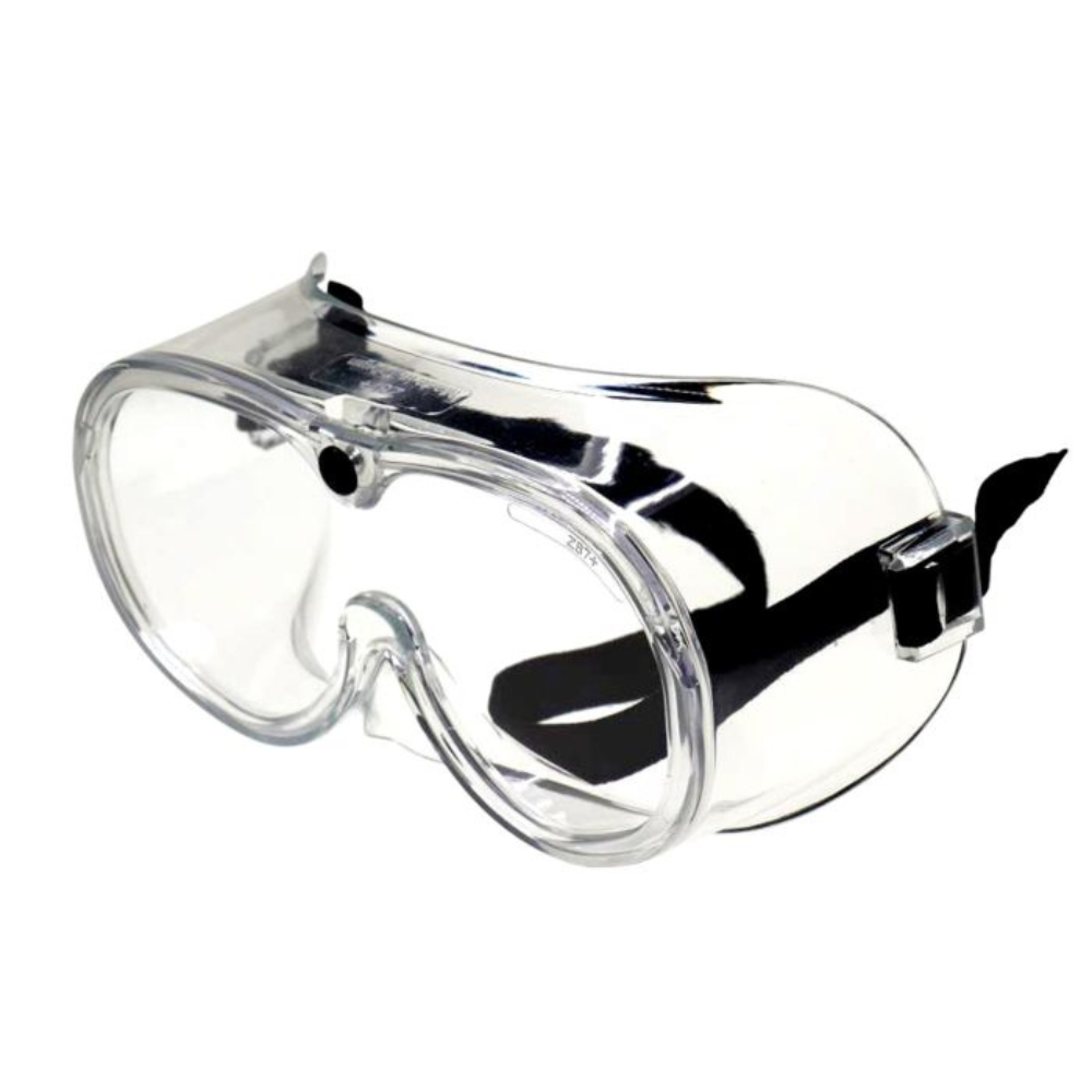 E30 Safety Googles,  Clear, Unvented, Antifog