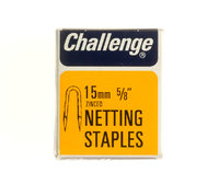 Challenge Zinc Plated Netting Staples 15mm 40g