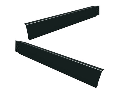 Manthorpe Left Hand SmartVerge Black uPVC Linear Dry Verge System MANGLVLHBL