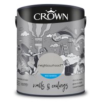 Crown Paint Mid Sheen Neigbhood  5l