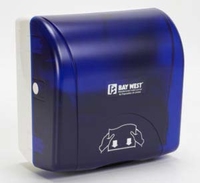 BAY WEST ACCENT TOWEL DISPENSER BLUE