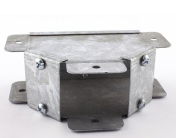 Excel 75X75 Galvanised Inside/Outside Tee E304