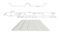 Box Profile Clear Sheet 3.6 Metre x 1 Metre (200mm Gap)