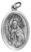 Oxidised Medal/Jude.   (1560/JUDE)