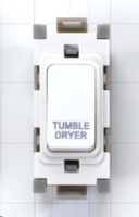 GRID SWITCH MARKED TUMBLE DRYER WHITE