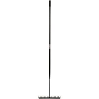 ROUND TOWER ASPHALT RAKE WITH METAL HANDLE
