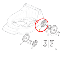 GGP / STIGA - Inner Wheel Cover Ø210 mm