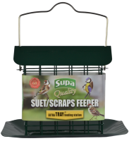 Supa Suet Block / Scraps Feeder with Tray x 1