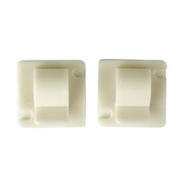 R281N-1 Natural Self Adhesive Cable Clip 28mm x 28mm (Pack of 100)